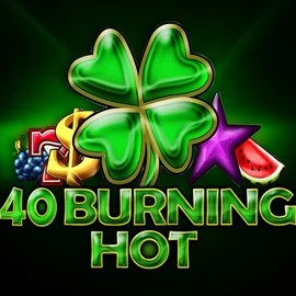 40 Burning Hot slot logo by Amusnet Interactive at Coolbet Casino40 Burning Hot