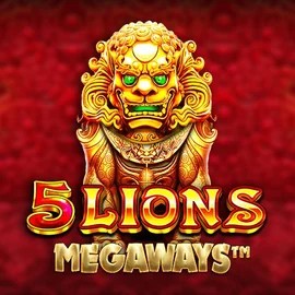 5 Lions Megaways online game logo by Pragmatic Play on coolbett.ca