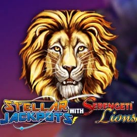 Stellar Jackpots with Serengeti Lions logo by Lightning Box Game Coolbet Casino