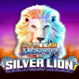 Stellar Jackpots with Silver Lion logo – Jackpots by Lightning Box Game at Coolbet Casino